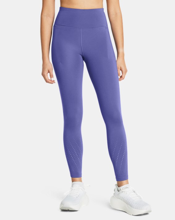 Women's UA Launch Elite Ankle Tights in Purple image number 0